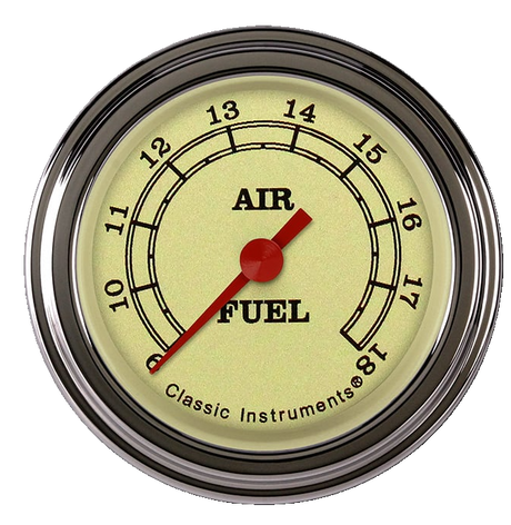 Classic Instruments Vintage 2 1/8" Air Fuel Ratio Gauge - VT194SLF