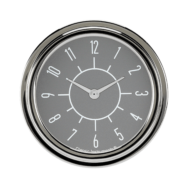 Classic Instruments 6-Pack Matching Gray 2 5/8" Clock - SX92GSLF
