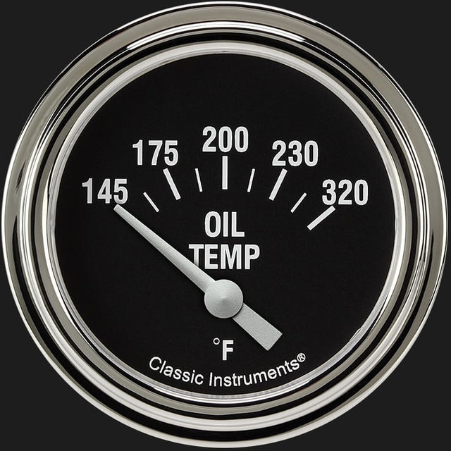 Classic Instruments Hot Rod 2 5/8" Oil Temperature Gauge - HR228SLF