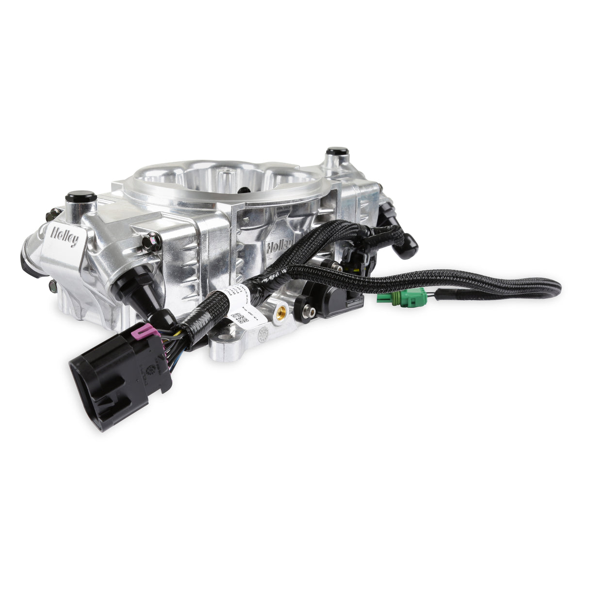 Holley 550-1074 EFI Terminator X Stealth 4150 2x4 - Shiny