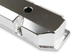 Mr Gasket Fabricated Aluminum Valve Covers - Silver Finish - 6862G