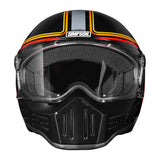 Simpson Motorcycle M30 Bandit Helmet - Slipline Black - Small - M30SLIPSM