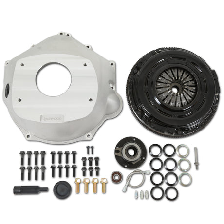 Holley Complete Transmission Installation Kit - 6-Bolt LS Engine to TKX / TKO - 319-504