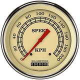 Classic Instruments VINTAGE 5IN SPEEDO 200 KPH - VT58SLC