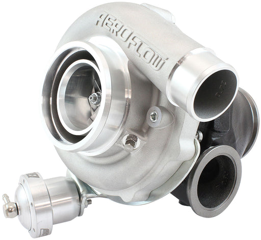 Aeroflow BOOSTED B5855 .92 Turbocharger 770HP, Natural Cast Finish Internal Wastegate, V-Band Inlet & Exhaust Flanges (AF8005-3045)