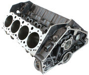 Aeroflow Cast Iron S/B Chev Engine Block, 4.125" Bore 9.025" Deck Height, 350 Mains, 4-Bolt Billet Splayed Caps (AF96-1002)