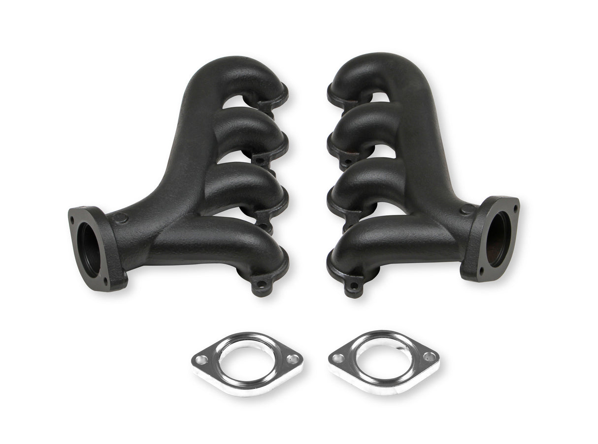 Flowtech LS Swap Exhaust Manifolds - Black Ceramic Finish - 31730-3FLT