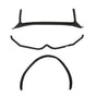 Simpson Motorcycle Mod Bandit Rubber kit - MBRUBKIT