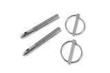 Mr Gasket Hood & Deck Pinning Kits - With Screw-On Scuff Plates - 1017