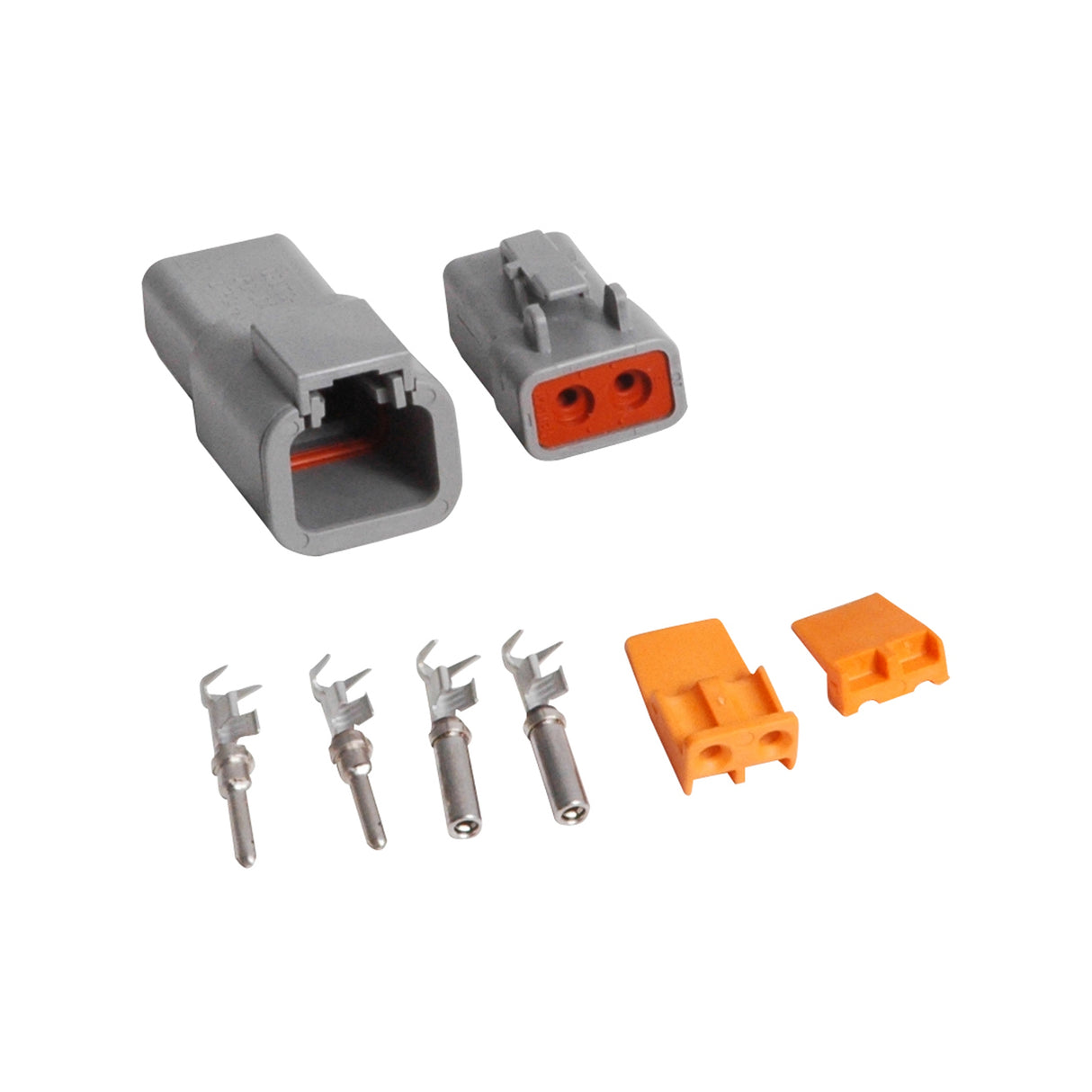 MSD Deutsch Connector - 2-Pin - 12-14 Gauge - 8184