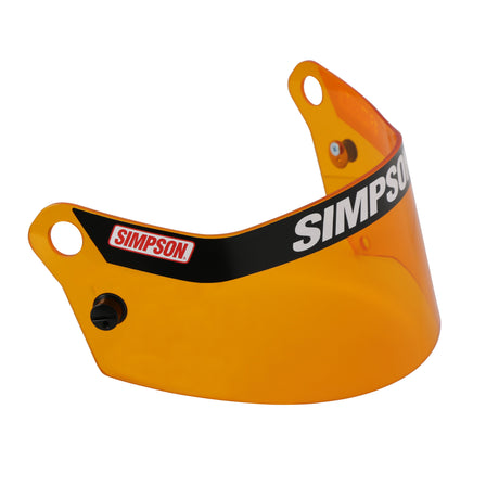 Simpson SD1 Helmet Replacement Shield Antifog/Scratch - Amber - 89504