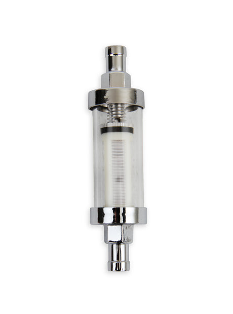 Mr Gasket Clearview Inline Fuel Filter - 3/8 Inch - 9748