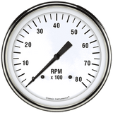 Classic Instruments White Hot 4 5/8" Tachometer - WH71SLF
