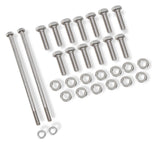 Mr Gasket Oil Pan Bolt Set - Polished Stainless Steel - 60851G