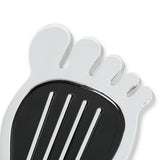Mr Gasket Foot Print Gas Pedal Pad - Aluminum - Chrome & Painted Black Trim - 9645