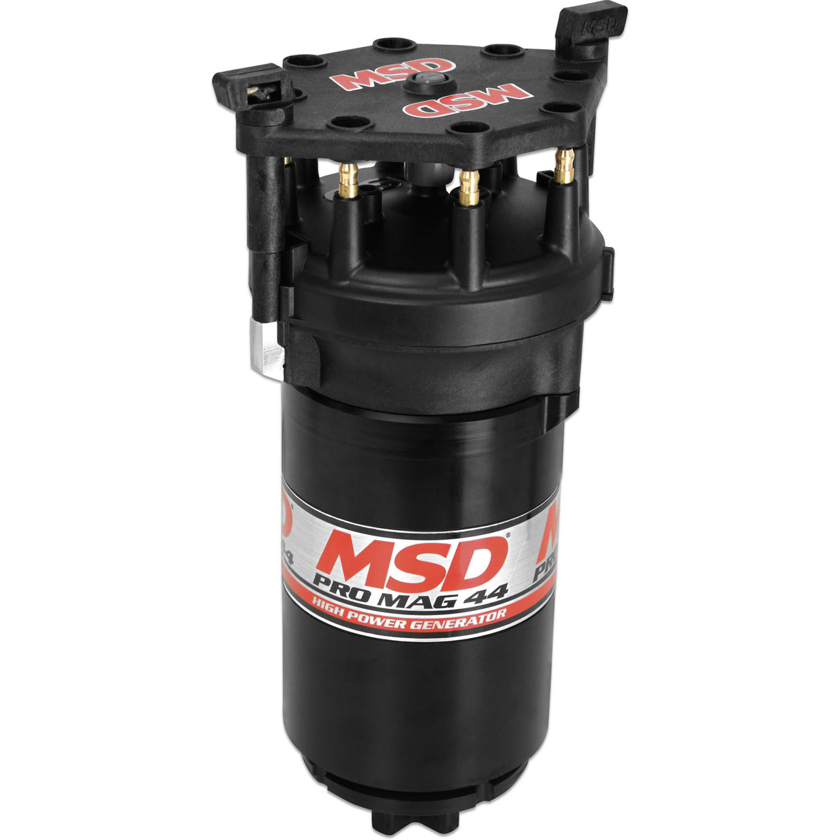 MSD Pro Mag 44 Amp Generator, CW Rotation, Black, Standard Cap, Band Clamp - 81303