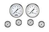 Classic Instruments White Hot Six Gauge Set 151 - WH151SLF