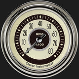 Classic Instruments Nostalgia VT 2 5/8" Tachometer - NT383SLC
