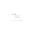 Scott Drake Transmission Oil Cooler Lines-Stainless Steel,8 Cyl C-4 Transmission - MOL002S