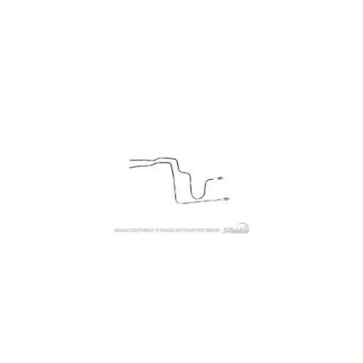 Scott Drake Transmission Oil Cooler Lines-Stainless Steel,8 Cyl C-4 Transmission - MOL002S