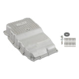 B&M Hi-Tek Heavy-Duty Deep Transmission Pan - GM 10L80 - Aluminum - Natural - 70401