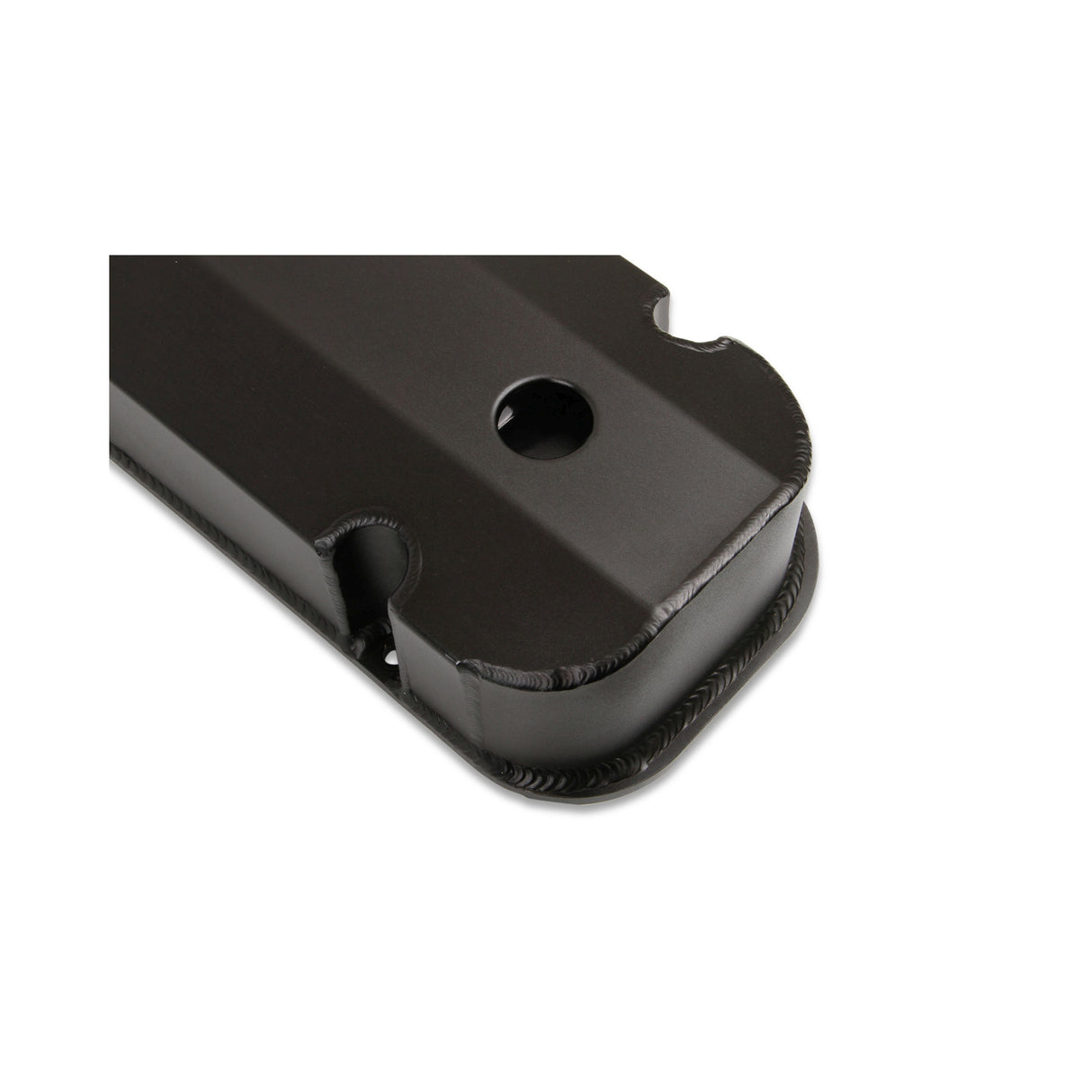 Mr Gasket Fabricated Aluminum Valve Covers - Black Finish - 6832BG