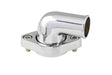 Mr Gasket O-ring Style Chrome Water Neck - 90 degree - 9142G