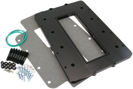 Aeroflow Top Plate with Supercharger Flange For Modular Intake Manifolds, Black Finish - AF6286-0000 AF6286-0000