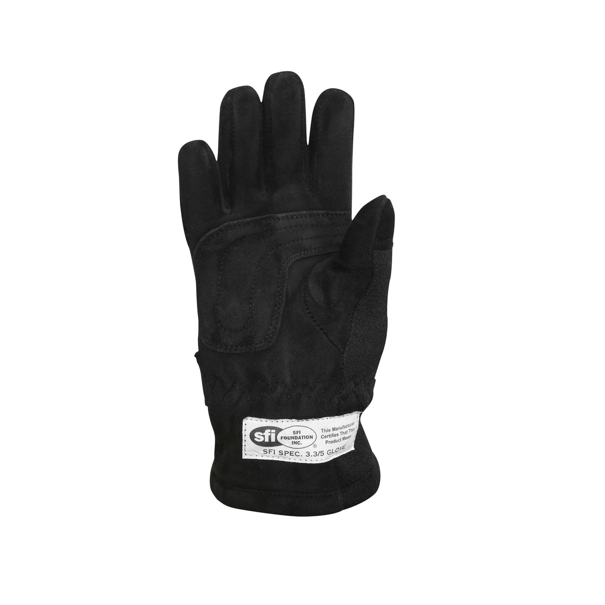 Racequip SFI 3.3/5 Black Nomex Race Gloves - Youth Small K8 - 3550092RQP