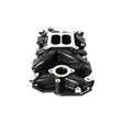Weiand Street Warrior Intake - Chevy Small Block V8 - Black Ceramic - 8120BK