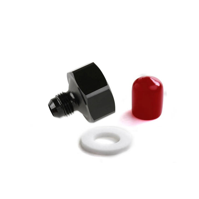 NOS Black T7075 aluminum 6AN-660 Bottle Nut Adapter - 16226NOS