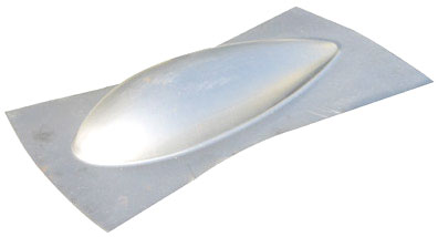Mooneyes Moon Speed Blister, Aluminium 18" L x 6" W x 3" H (MNSBL186A) MNSBL186A