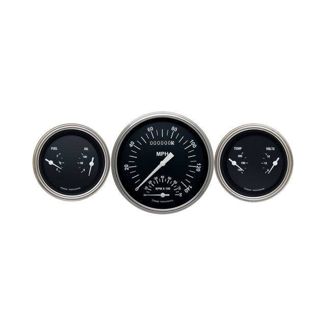 Classic Instruments HOT ROD 5INSPEEDTACH, 2 - 3IN DUALS-GM - HR61SLC