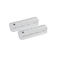 Holley 241-278 GM Licensed Valve Cover - Track Series - BBC - Fabricated Aluminum - Natural Anodized