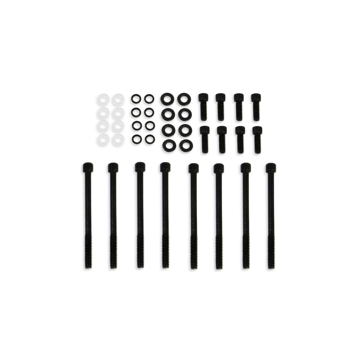Mr Gasket Fabricated Aluminum Valve Covers - Black Finish - 6865BG