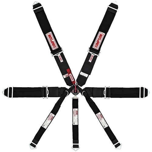 Simpson Racing Drag Camlock Harness - 29115BK