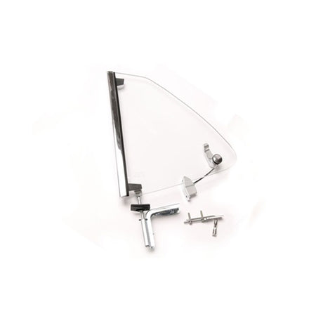 Scott Drake Quarter Glass Assembly, Clear, Driver Side - C9ZZ-6321411-K