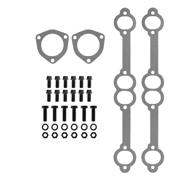 Flowtech Long Tube Header - Black Paint - 11506FLT