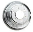 Mr Gasket Chrome Crankshaft Pulley - Triple Groove - 4961G