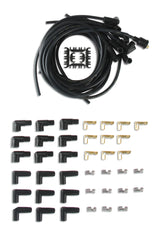 ACCEL Spark Plug Wire Set- 8mm - Black Wire with Black 90 Deg Boots - 4041K