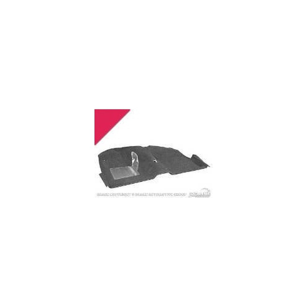 Scott Drake 65-68 Coupe Molded Carpet Kit (Red) - CAR65-CP-BR