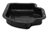 Mr Gasket Transmission Oil Pan - Black Steel - 9786BMRG