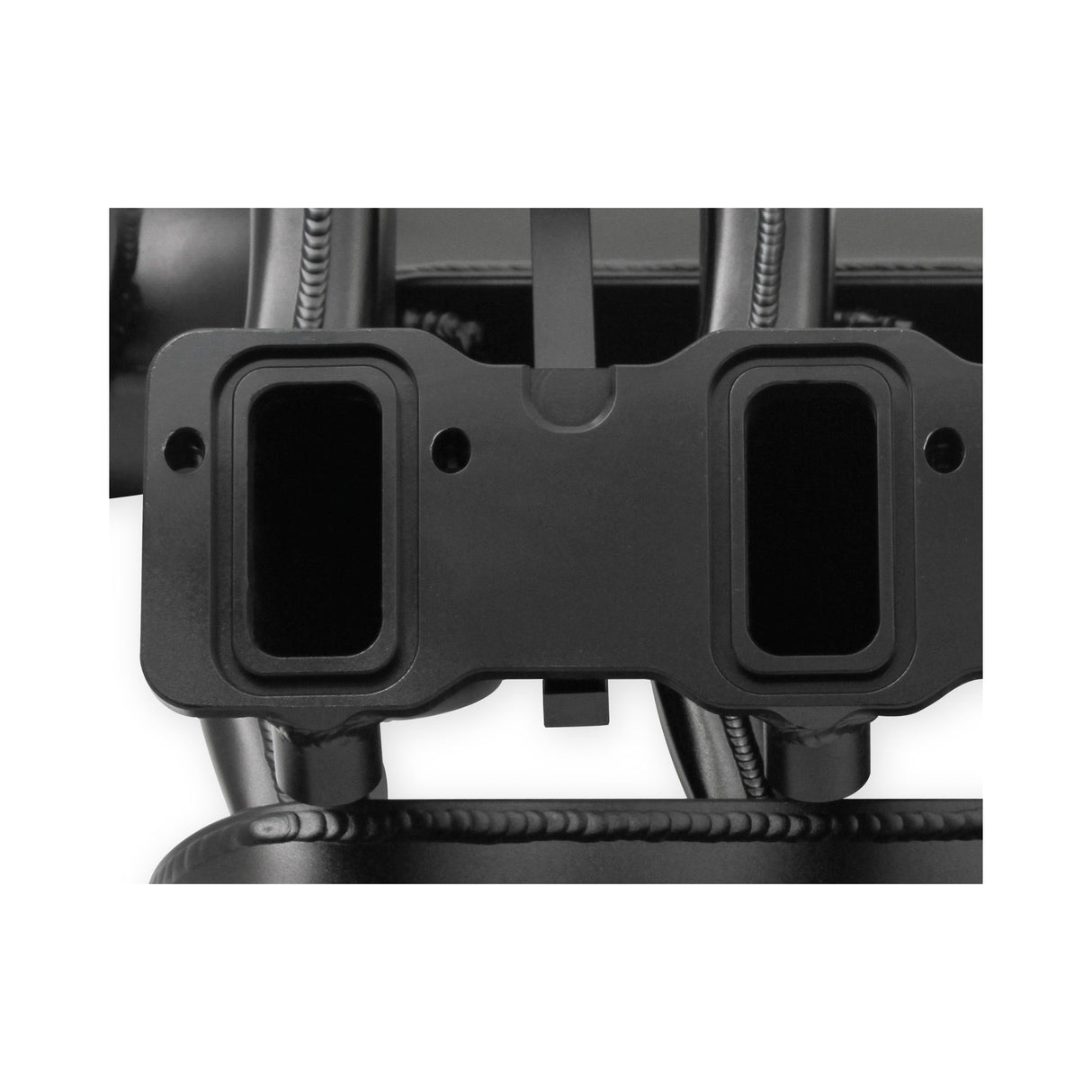 Holley 822202 Sniper EFI Fabricated Intake Manifold Dual Plenum 92mm LS3/L92, Rail Kit - Blk