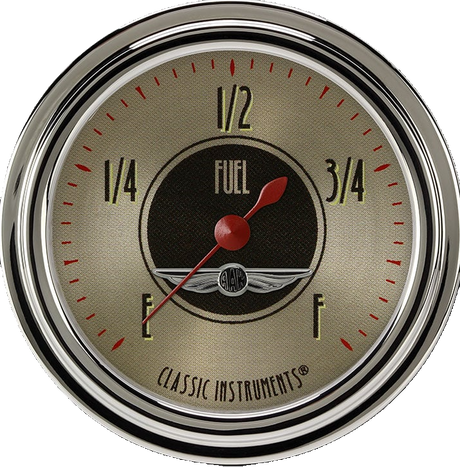Classic Instruments All American Nickel 2 5/8" Fuel Gauge - AN309SLC