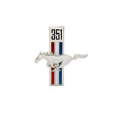 Scott Drake Fender Emblem,351 Running Horse, Driver Side - C7ZZ-16229-W