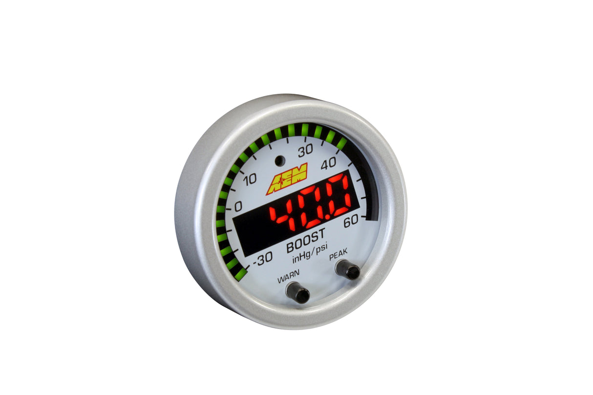 AEM X-Series Boost Pressure Gauge Kit - 30-0308