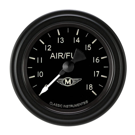 Classic Instruments Moal Bomber 2 1/8" Air Fuel Ratio Gauge - MA194BLF