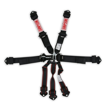 Simpson Latch & Link Harness 2" Double Pull down SFI 16.1 - 12LD7WB
