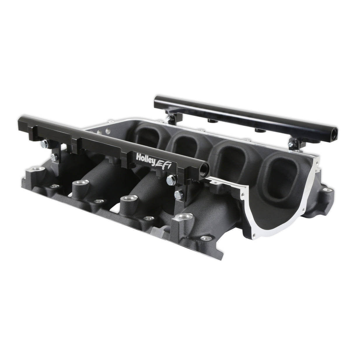 Holley 300-713BK Ultra Lo-Ram Manifold Base and Port Injection Fuel Rails - GM Gen V LT