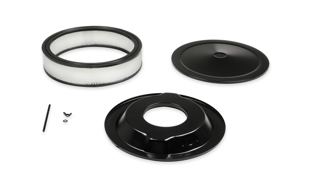 Mr Gasket Competition Air Cleaner - Flat Black - 9790BP